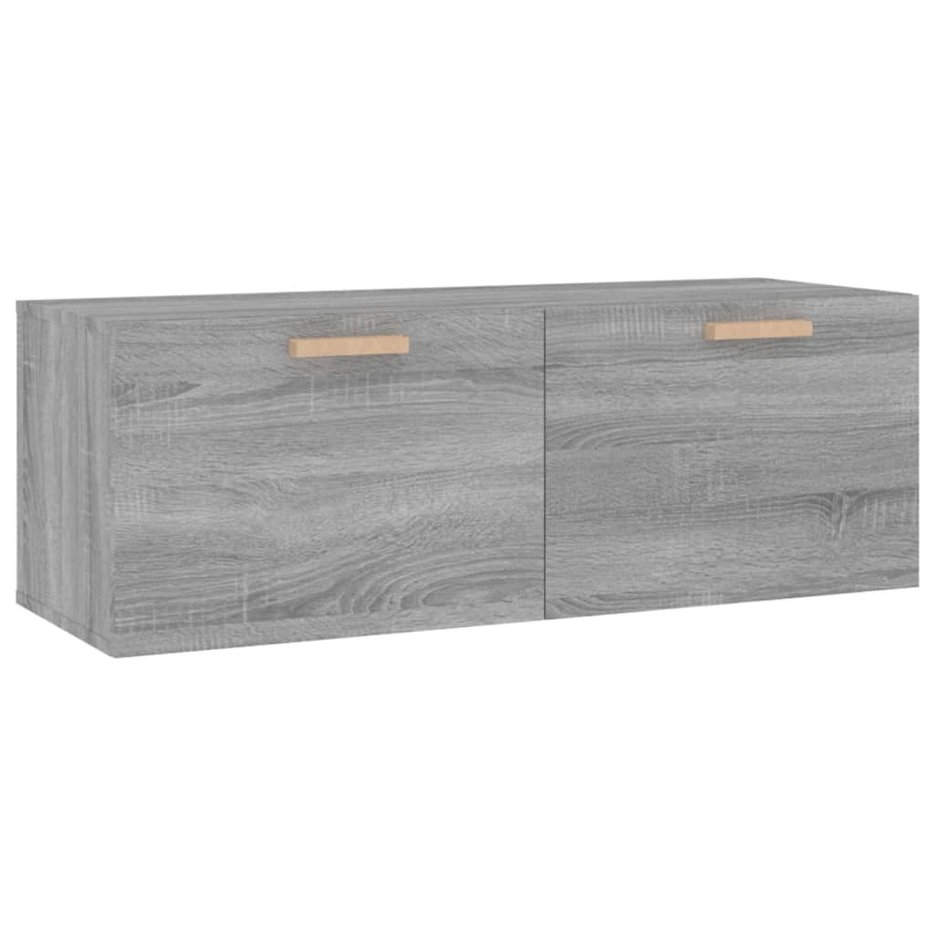Wall Cabinet Grey Sonoma 100x36.5x35 cm Engineered Wood